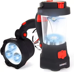 Duronic Hurricane Lampa turystyczna dynamo Usb Sos - Akcesoria turystyczne - miniaturka - grafika 1