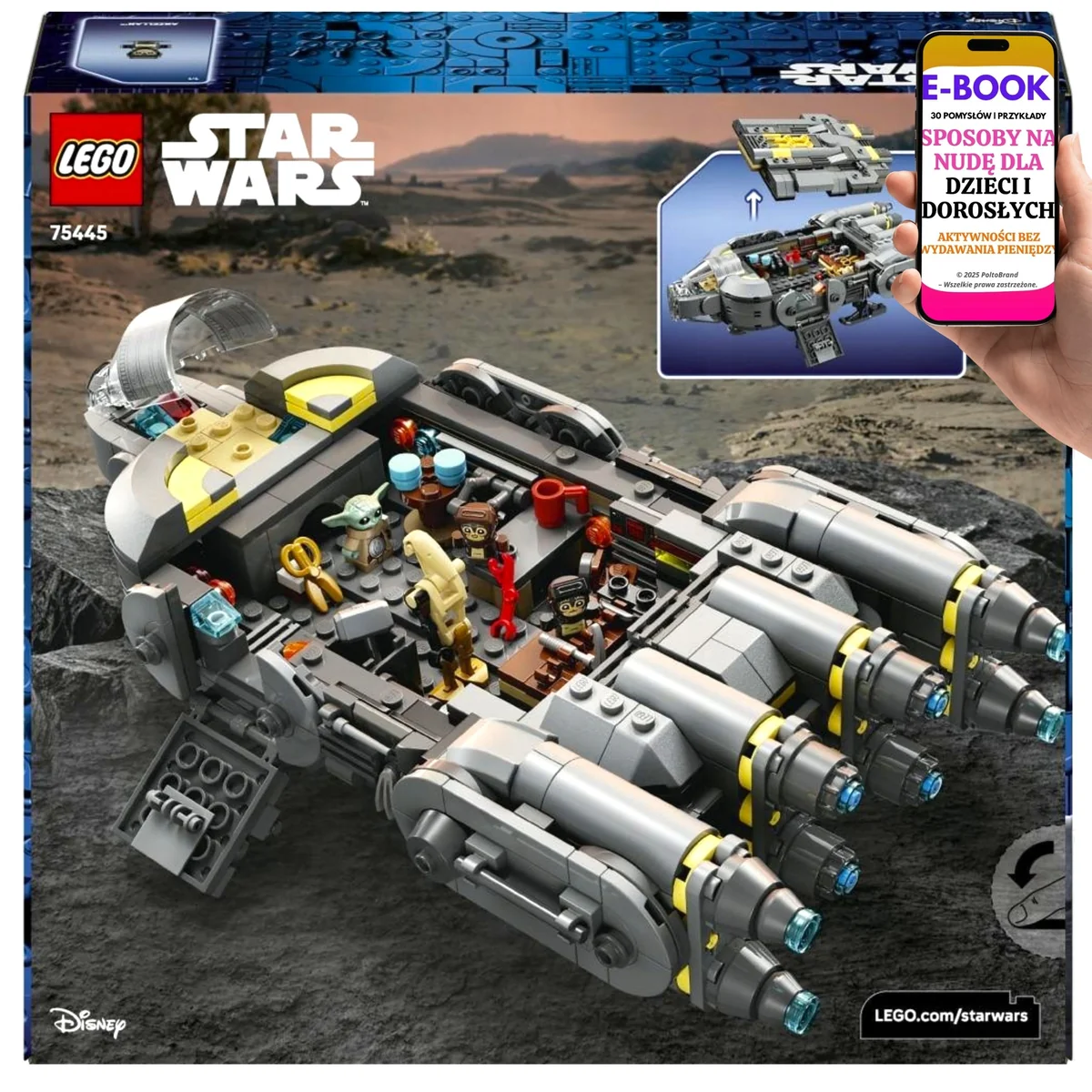 LEGO STAR WARS Anzellański statek gwiezdny na Święta Mikołjaki 75445