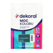 Farby wewnętrzne - Dekoral Farba lateksowa do wnętrz MOC KOLORU TESTER Zielona głębia 0,04 l - miniaturka - grafika 1