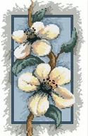 Prace ręczne dla dzieci - Zestaw z muliną, B. Sikora- Kwiaty jabłoni - miniaturka - grafika 1