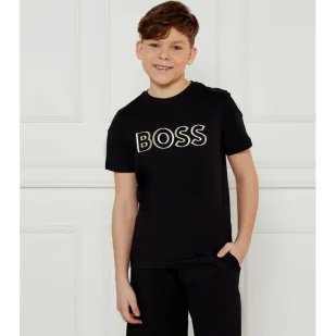 BOSS Kidswear T-shirt Regular Fit - Koszulki dla chłopców - miniaturka - grafika 1