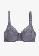 Biustonosze - Granatowy Koronkowy Biustonosz z Regulowanymi Ramiączkami Vikiriie - miniaturka - grafika 1