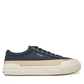 Sneakersy męskie - Sneakersy Pepe Jeans PMS31075 Granatowy - miniaturka - grafika 1