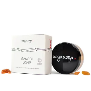 UOGA UOGA Uoga Uoga, Naturalny puder rozświetlający, Game of - Pudry do twarzy - miniaturka - grafika 1