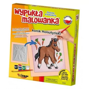 wypukła malowanka konik holsztyński - Zabawki kreatywne - miniaturka - grafika 1