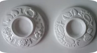 Akcesoria rzeźbiarskie - Forma do odlewów gipsu,  świeczniki - symbole szczęścia i słoneczniki, 2 elementy - miniaturka - grafika 1