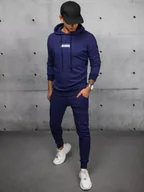 Dresy męskie - Dres męski granatowy Dstreet AX0687-XL - miniaturka - grafika 1