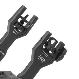 Strike Industries - Przyrządy celownicze Sidewinder II BUIS Backup Iron Sights - Czarne - SIDEWINDERII-BK - Osprzęt do wiatrówek - miniaturka - grafika 3