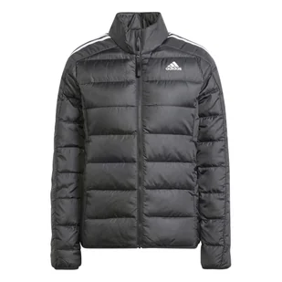 Kurtka damska adidas ESSENTIALS 3-STRIPES LIGHT DOWN czarna HZ5726-XL - Kurtki damskie - miniaturka - grafika 1
