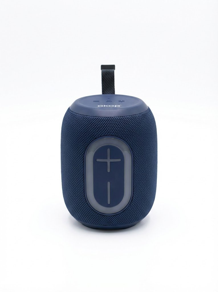 Głośnik Przenośny Bluetooth OKOP KP-832 Granatowy 8W RGB LED