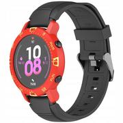 Akcesoria do smartwatchy - Protect Etui Sikai Case Huawei Watch GT2 42mm, czerwono-złote - miniaturka - grafika 1