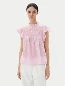 Bluzki damskie - ONLY Bluzka Katti 15337637 Różowy Regular Fit - miniaturka - grafika 1