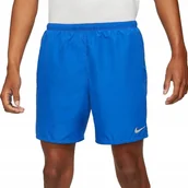 Spodenki męskie - Spodenki męskie sportowe Nike Challenger Short niebieskie CZ9066-480 r. S - miniaturka - grafika 1