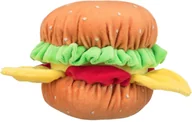 Zabawki dla psów - Burger, zabawka, dla psa, plusz, 13 cm, z dźwiękie - miniaturka - grafika 1