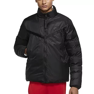 Nike Męska kurtka M NSW Tf Rpl Revival Rev JKT, Black/DK SMOKE GREY, S DD6974 - Kurtki męskie - miniaturka - grafika 1