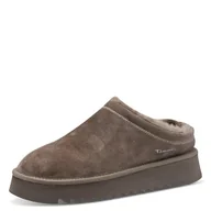 Kapcie damskie - Tamaris Damskie kapcie Mule 1-27300-45, szarobrązowe (taupe), rozmiar 39 EU, szarobrązowy, 39 EU - miniaturka - grafika 1