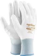 Rękawice robocze - OGRIFOX Rękawice ochronne OX.12.442 POLIUR biało-białe rozm.7 RAWOXPOLIURWW7 - miniaturka - grafika 1