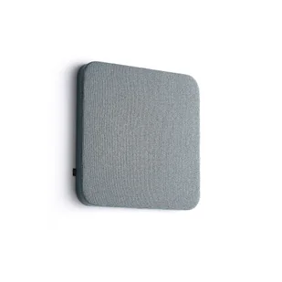 Panel akustyczny POLY, zaokrąglone rogi, 600x600x56 mm, ścienny, jasnoniebieski - Płyty i maty izolacyjne - miniaturka - grafika 1