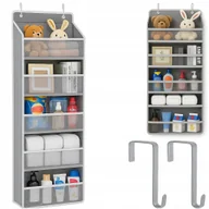 Meble modułowe i akcesoria - Organizer Wiszący Na Drzwi Do Szafy Zabawki Łazienki Kieszenie Kosz 5 Półek - miniaturka - grafika 1