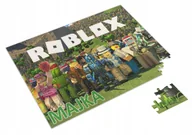 Puzzle - Puzzle + IMIĘ + pudełko Roblox Man Face A3 120 el. - miniaturka - grafika 1