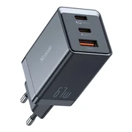 Ładowarki do telefonów - Ładowarka sieciowa GaN Mcdodo CH-1541, 2x USB-C, 1x USB, 67W (czarna) - miniaturka - grafika 1
