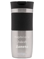 Kubki termiczne - Kubek termiczny z grawerem Contigo Byron 470ml - Stainless Steel - miniaturka - grafika 1