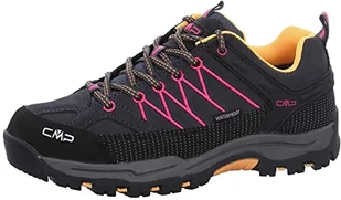 CMP Dziecięce buty Rigel Low Trekking WP, buty unisex dla dzieci i młodzieży, Antracyt Bouganville 54ue, 34 EU - Buty dla chłopców - miniaturka - grafika 1