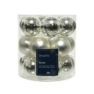 Bombki - Bombki szklane mix 4 cm srebrne - miniaturka - grafika 1