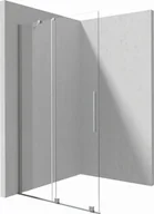 Ścianki i drzwi prysznicowe - Deante Ścianka prysznicowa walk-in 140 cm - przesuwna Prizma KTJ_F34R - miniaturka - grafika 1