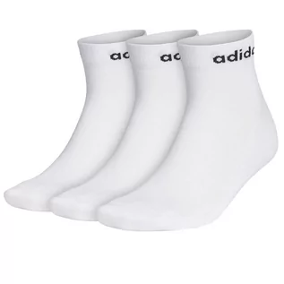 Skarpetki męskie - Skarpetki adidas Half-Cushioned 3PP GE1381 - białe - grafika 1