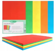 Szkolne artykuły papiernicze - Papier Kolorowy A4 x250 Arkuszy Żywe Kolory - miniaturka - grafika 1