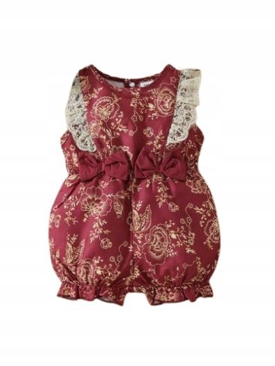 SHEIN DZIECIĘCY KOMBINEZON Z KOKARDKAMI 82 ŁWH