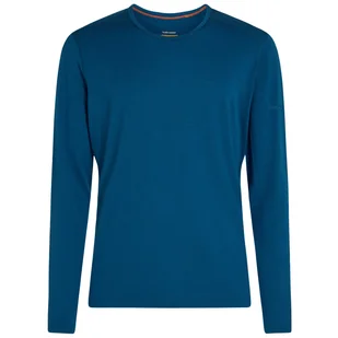 Koszulka męska Icebreaker Mens 200 Oasis LS Crewe Rozmiar: XL / Kolor: niebieski/biały - Bielizna sportowa męska Koszulka męska Icebreaker Mens 200 Oasis LS Crewe Rozmiar: XL / Kolor: niebieski/biały - Bielizna sportowa męska - miniaturka - grafika 1