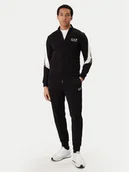 Dresy męskie - EA7 Emporio Armani Dres 7M001610 AF12451 UC001 Czarny Regular Fit - miniaturka - grafika 1