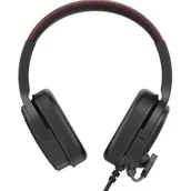 Słuchawki - HAVIT H2022U czarno-czerwony - miniaturka - grafika 1