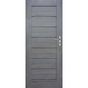 Drzwi wewnętrzne - Skrzydło drzwiowe Prim grafit pokój 60L - miniaturka - grafika 1