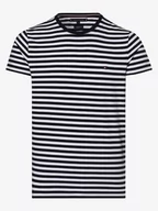 Koszulki męskie - Tommy Hilfiger - T-shirt męski, niebieski|biały|wielokolorowy - miniaturka - grafika 1