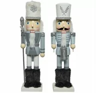 Ozdoby bożonarodzeniowe - Figurka Dziadek Do Orzechów Żołnierz Z Drewna 25Cm - miniaturka - grafika 1