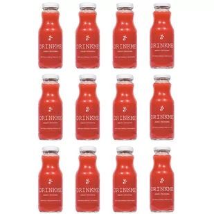 12 x Naturalny sok jabłko-truskawka DRINKME 250 ml Sadvit - Soki i napoje niegazowane - miniaturka - grafika 1