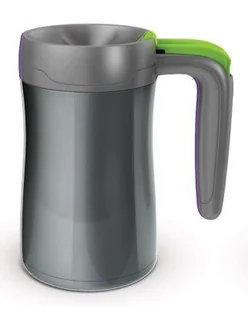 Contigo, Stalowy kubek termiczny, Fulton, srebrny, 400 ml - Kubki termiczne - miniaturka - grafika 1