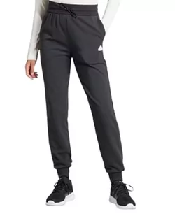 adidas Damskie spodnie z nadrukiem French Terry Regular Pants - Spodnie rowerowe - miniaturka - grafika 1