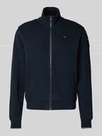 Bluzy męskie - Bluza rozpinana ze stójką i wyhaftowanym logo model ‘CITY’ - miniaturka - grafika 1