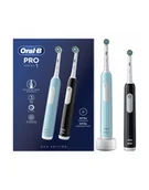 Szczoteczki elektryczne - Oral-B Pro Series 1 zestaw 2 szt. niebieski, czarny - miniaturka - grafika 1