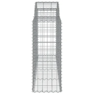 Kosze gabionowe, 50 szt, 200x50x100/120cm, galwanizowane żelazo - Ogrodzenia - miniaturka - grafika 6
