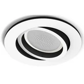 Systemy inteligentnych domów - Philips Philips Hue Buckram Potrójne oświetlenie punktowe - czarne - z regulatorem przyciemniania 929003047501 - miniaturka - grafika 1