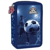 Piórniki - Derform Piórnik 2-komorowy z wyposażeniem Piłka PWDPI19 - miniaturka - grafika 1