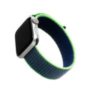 Akcesoria do zegarków - FIXED Nylon Strap do Apple Watch neon blue - darmowy odbiór w 22 miastach i bezpłatny zwrot Paczkomatem aż do 15 dni - miniaturka - grafika 1