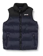 Kurtki i płaszcze dla chłopców - SCHOTT NYC UTAHVB Junior dziecięca kurtka puchowa z pasem na ramię Schott, granatowa, 16, niebieski morski, 16 - miniaturka - grafika 1