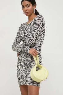 Patrizia Pepe torebka skórzana kolor zielony 8B0074 L047 - Torebki damskie - miniaturka - grafika 1