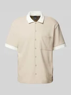 Koszule męskie - Koszula casualowa o kroju relaxed fit z rękawem o dł. 1/2 model ‘MABON’ - miniaturka - grafika 1